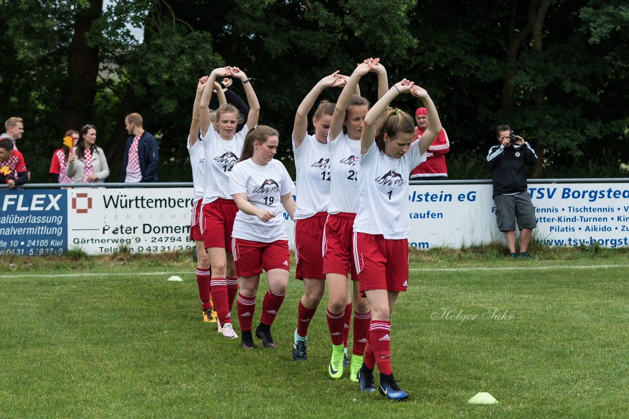 Bild 74 - Aufstiegsspiel SG Borgstedt/Brekendorf - SV Wahlstedt : Ergebnis: 1:4